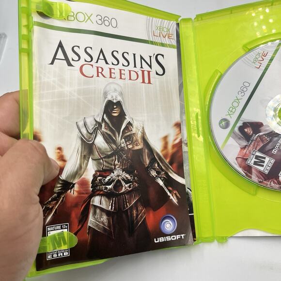 Assassin's Creed II 2 Xbox 360 - CIB W/Manual! Tested! Mint Condition! - Picture 6 of 8